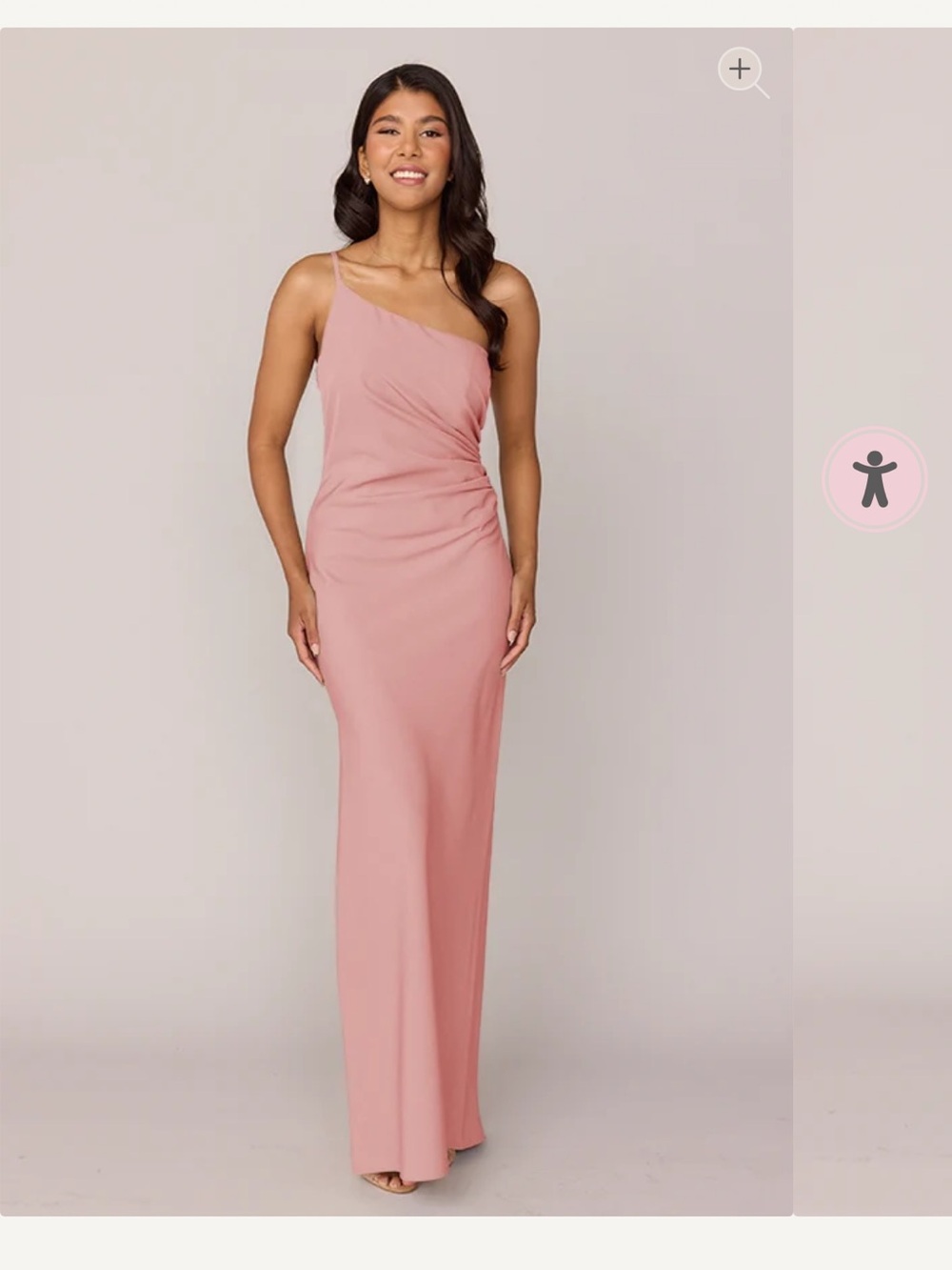 Revelry Jade Crepe Dress Rosette 6